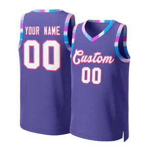 Vente en gros d'uniforme de basket-ball personnalisé Vêtements de sport à séchage rapide avec impression par sublimation Maillot de basket-ball pour hommes - Product Image 5