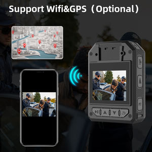 מצלמה מקצועית 4K UHD 48MP ללבוש גוף IP66 עמיד למים <span class=keywords><strong>IR</strong></span> ראיית לילה מצלמת גוף עם Wifi ו-Gps לאבטחה - Product Image 5