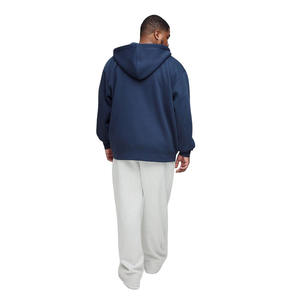 Excellente qualité hommes personnalisé conçu fermeture éclair à capuche 100% coton polaire surdimensionné Streetwear avec poches - Product Image 2