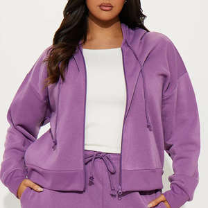 ชุดวอร์มซิปคุณภาพสูง เสื้อฮู้ดมีเชือกผูกและกระเป๋า / ชุดกีฬาทันสมัย สวมใส่สบาย ระบายอากาศได้ดี - Product Image 6