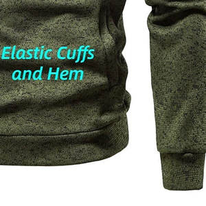 Conjunto de chándal de dos piezas para hombre con puños ajustables y bolsillos laterales, perfecto para trotar y hacer deporte, chándales de material de algodón - Product Image 5