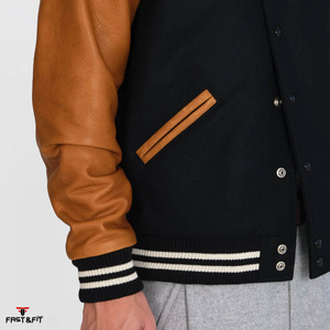 New Stylish Breathable Windproof Plus Size <b>Bomber</b> Winter <b>Men</b> Embroidery College Baseball Canvas 100% Cotton <b>Jacket</b> - Product Image 6