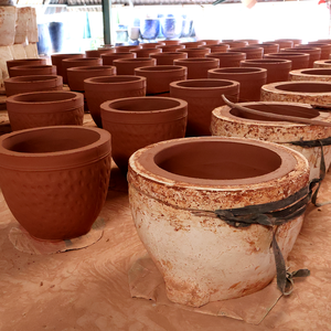 Macetas de arcilla de cerámica esmaltada grandes personalizadas de alta calidad, decoración de jardín de exportación europea, macetas de Navidad para el hogar, macetas - Product Image 5