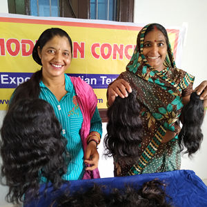 Cheveux humains indiens bruts, paquet ondulé, 100% cheveux humains, extensions de cheveux, cheveux naturels Remy, non traités, fournisseur indien de cheveux humains - Product Image 2