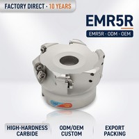 OEM Personnalisable CNC Face Fraise Plaques Antichoc Durci EMR5R Flying End Mill pour Centre D'usinage Fraisage ODM