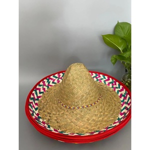 Vietnam Manufacture Large Bord Tapis Chapeau De Paille Logo Personnalisé Chapeau De Cowboy pour Hommes Femmes Pêche Plage Surf Sauveteur-pour Garçons - Product Image 2