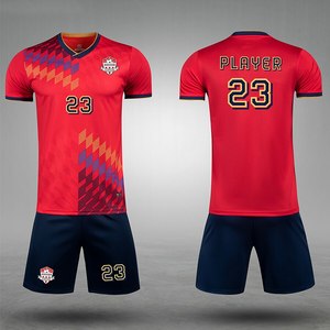 ชุดเสื้อฟุตบอลสำหรับผู้ใหญ่ชุดเสื้อเจอร์ซีย์เล่นฟุตบอลแบบเรียบออกแบบได้ตามต้องการ - Product Image 6