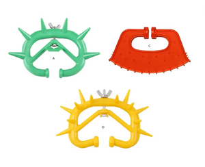 Essentiels vétérinaires : Dispositif anti-sucette pour veaux avec pointes, pour l'élevage de bovins et ovins, instrument vétérinaire en plastique - Product Image 5