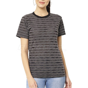 T-shirt femme à prix avantageux avec logo personnalisé en gros, t-shirts femme surdimensionnés au meilleur prix - Product Image 2