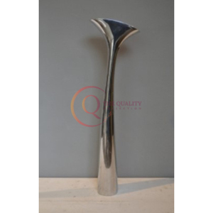 Vente en gros de grands vases à fleurs en aluminium plaqué argent pour décoration de mariage, grands vases de sol pour décoration de mariage - Product Image 4