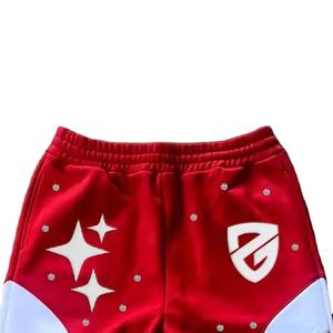 Pantalon évasé de haute qualité avec impression de logo sur mesure pantalon évasé en pierre à taille élastique pantalon évasé respirant en polaire 100% coton - Product Image 5