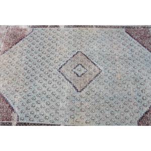 Alfombra Turca, Alfombra Decorativa de 3.8x5.3 pies, Alfombra Abstracta Roja - Product Image 5