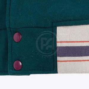 แจ็คเก็ต Letterman ผู้ชาย ดีไซน์ล่าสุด บริการ OEM ขายดี รับออกแบบตามสั่ง ไซส์ใหญ่พิเศษ แจ็คเก็ตฤดูหนาวสำหรับผู้ชาย - Product Image 2