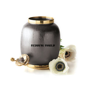 แจกันดอกไม้โลหะสำหรับตกแต่งงานแต่งงานที่วางดอกไม้ทำด้วยมือขนาดพิเศษแจกันดอกไม้โลหะหรูหรา - Product Image 4