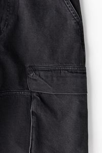 Short de grande taille en coton denim confort personnalisé Short ample en denim cargo pour hommes Short cargo en denim respirant à la mode pour hommes - Product Image 3