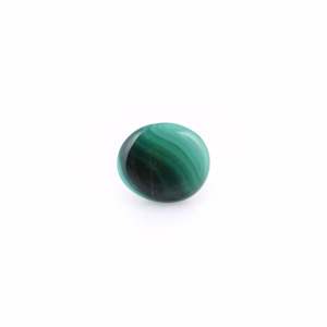 พลอยมาลาไคต์สีเขียวทรงลูกแพร์ 11.34 กะรัต ขัดเงา ขนาด 8 มม. x 10 มม. - Product Image 2