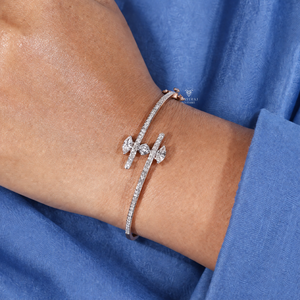 Custom GIA IGI Certified Lab Grown Diamond <b>Bracelet</b> Chain 10K 14K 18K HPHT Cvd Diamond <b>Bracelet</b> for Women - Product Image 2