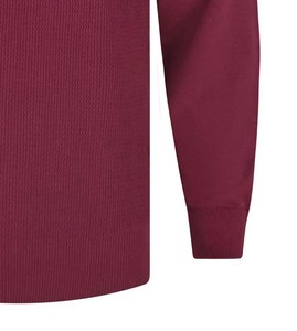 Factory Manufacturer Round Neck Knit Jumper Solid Color Cotton Knitted Sweaters <b>For</b> <b>Men</b> Breathable <b>Long</b> Sleeve Winter Wear 2023 - Product Image 4