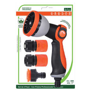 Pistola Profesional de 7 Funciones con Juego de 3 Accesorios, 4 Piezas Colección de Boquillas - Product Image 1