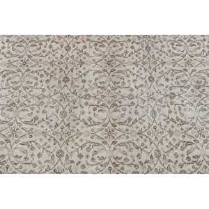 Turkish Vintage Rug, 3.1x6 ft Accent Rug, <b>Brown</b> Gray Floral <b>Wool</b> Rug - Product Image 5