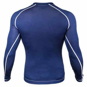 Protège-éruption personnalisé imprimé par sublimation Mma Rush Guard BJJ OEM Mma Protège-éruption pour hommes à manches courtes - Product Image 5