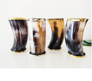 Venta al por mayor Natural OX/Buffalo Horn Glass Pulido Animal Style Salt Lamp-Fabricante y exportador - Product Image 5