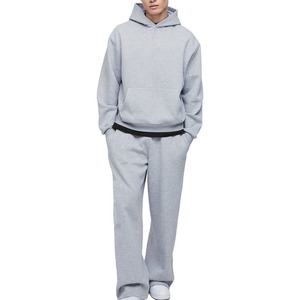Sweatpants and Hoodies <b>Set</b> Custom logo Mens Tracksuit High Quality Thick Pullover Hoodies <b>Set</b> Puff Printing Hoodie <b>Set</b> OEM - Product Image 1