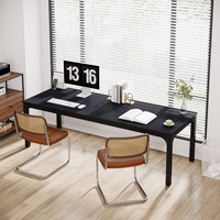 Tribesigns Vente Chaude 78.7 "Bureau D'ordinateur 6FT Table De Conférence Grand Rectangle En Bois Réunion Séminaire Table De Bureau