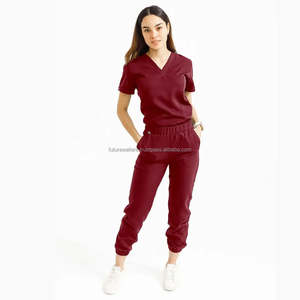Venta al por mayor de uniformes de enfermería suaves para mujeres, conjuntos de uniformes de enfermería para mujeres, uniformes médicos de enfermería, uniformes de hospital de verano - Product Image 4