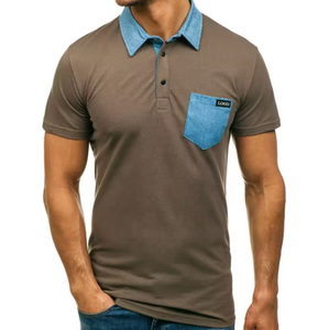 Camiseta Polo de Golf Blanca de Alta Calidad al por Mayor, Personalizada con Logotipo Bordado, Unisex, de Algodón Liso, para Negocios, Camisetas Polo Personalizadas para Hombre - Product Image 1