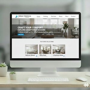 Muebles Comercio electrónico Diseño de sitios web Agencia Web asequible Construcción Sitio Web en línea confiable y funcional Plataformas de negocios - Product Image 1