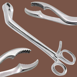 ชุดที่หนีบกระดูกและสัตวแพทย์5ชิ้นพร้อมแคลมป์ยึดขากรรไกร10.75ชิ้น - Product Image 1