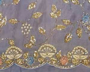 Costumes de fête indiens et pakistanais modernes, non cousus, brodés à la main, pour femmes, style traditionnel avant-gardiste - Product Image 2