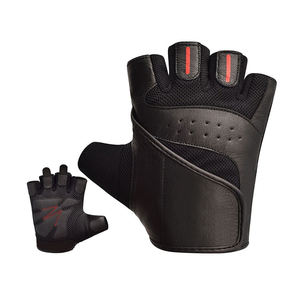 OEM ODM Guantes de fitness ligeros de medio dedo Cierre de cordones Diseño de logotipo personalizado Poliéster Muñequera Entrenamiento de levantamiento de pesas - Product Image 4