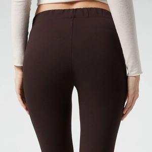 Leggings d'entraînement de gym taille haute personnalisés OEM pantalon de yoga teint par cravate en tissu tricoté style sport - Product Image 6