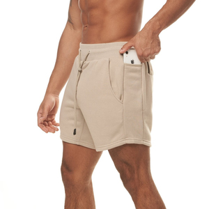 Shorts de sport respirants à séchage rapide en polyester/coton non tissé pour hommes, shorts de jogging pour l'été, cross fit, fitness - Product Image 6