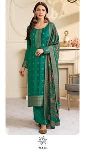 <b>Pashmina</b> Jacquard Salwar Kameez Suits Elegant Texture Soft Finish for Party Occasions Modern Style All Seasons Wholesale Price - Product Image 3