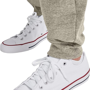 กางเกงวิ่งขายาวเอวสูงสำหรับผู้ชายกางเกงวิ่งลำลองผ้าคอตตอนเอวสูงปรับแต่งโลโก้ได้ - Product Image 6