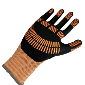 Gants de travail à points, doublure en coton, résistants à l'huile, fabricant - Product Image 4