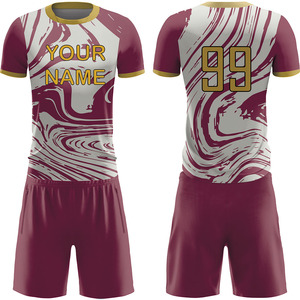 Uniformes de football d'entraînement pour adultes et enfants Impression personnalisée du nom et du numéro Vêtements de sport d'équipe de football-Maillots et shorts - Product Image 4