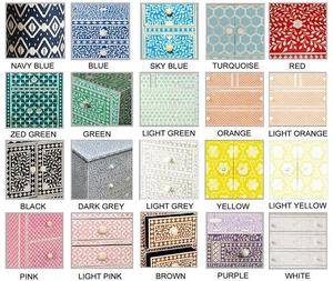 Bandeja con Incrustaciones de Hueso de Última Moda |   Bandeja Rectangular Moderna con Patrón Geométrico Artesanal para un Estilo Lujoso, Servir y Decoración de Diseño - Product Image 4