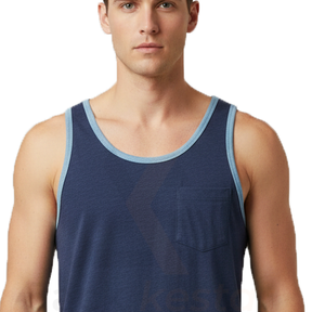 Débardeurs décontractés pour hommes à séchage rapide, 100% coton, couleur et logo personnalisés, qualité supérieure, prix - Product Image 6