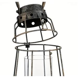 Luxurious crafted metal and glass lanterns add warmth and charm to both modern and traditional <b>spaces</b> - Product Image 4