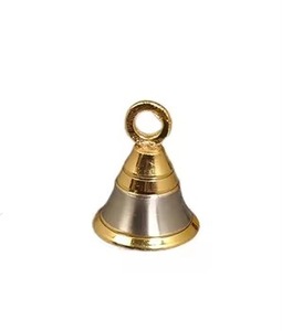 Classic Pure Brass <b>Hand</b> Bell New Design with Brass Handle Vintage Look Metal Peon Bell for Office School Temple and Daily Use - Product Image 4