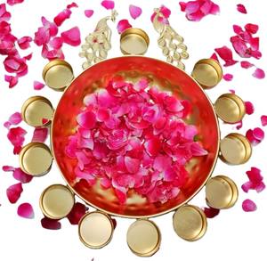 Lámparas Urli Diya de latón hechas a mano, la mejor calidad, duraderas, ecológicas, étnicas, indias, decoración, cuenco, Pooja, centros de mesa de entrada para habitación - Product Image 1