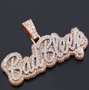 Collier Pendentif Super Élégant Or Argent Diamant avec Breloques Pierres de Luxe pour Célébration d'Anniversaire – Prix Raisonnables Disponibles - Product Image 2