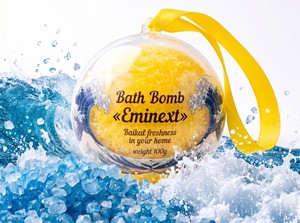 Bombe de bain 'Eminext' aux huiles naturelles et mousse du Baïkal, boîte de 100g pour femmes - Product Image 6