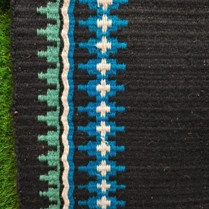 Western Show Horse Saddle Blanket Diseño de Nueva Zelanda Manta de sillín de lana hecha a mano Top Wool Saddle Pad Size - Product Image 3