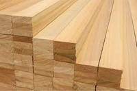 Bois de pin carré de 1.1 mètres de long-Résineux de qualité supérieure, séché au four, idéal pour la décoration intérieure et le travail du bois