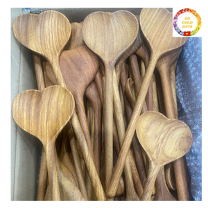 Cuchara mezcladora de madera con logotipo personalizado, accesorio ecológico de bambú Natural para cocina, chef, catering y restaurante - Product Image 6